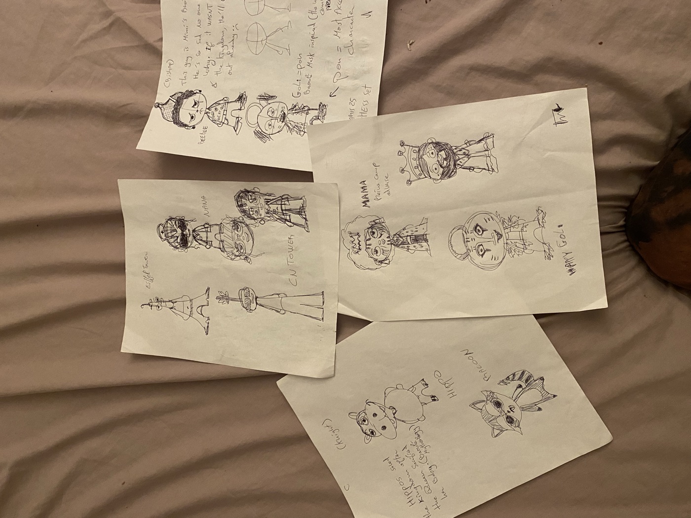 first pen sketches
