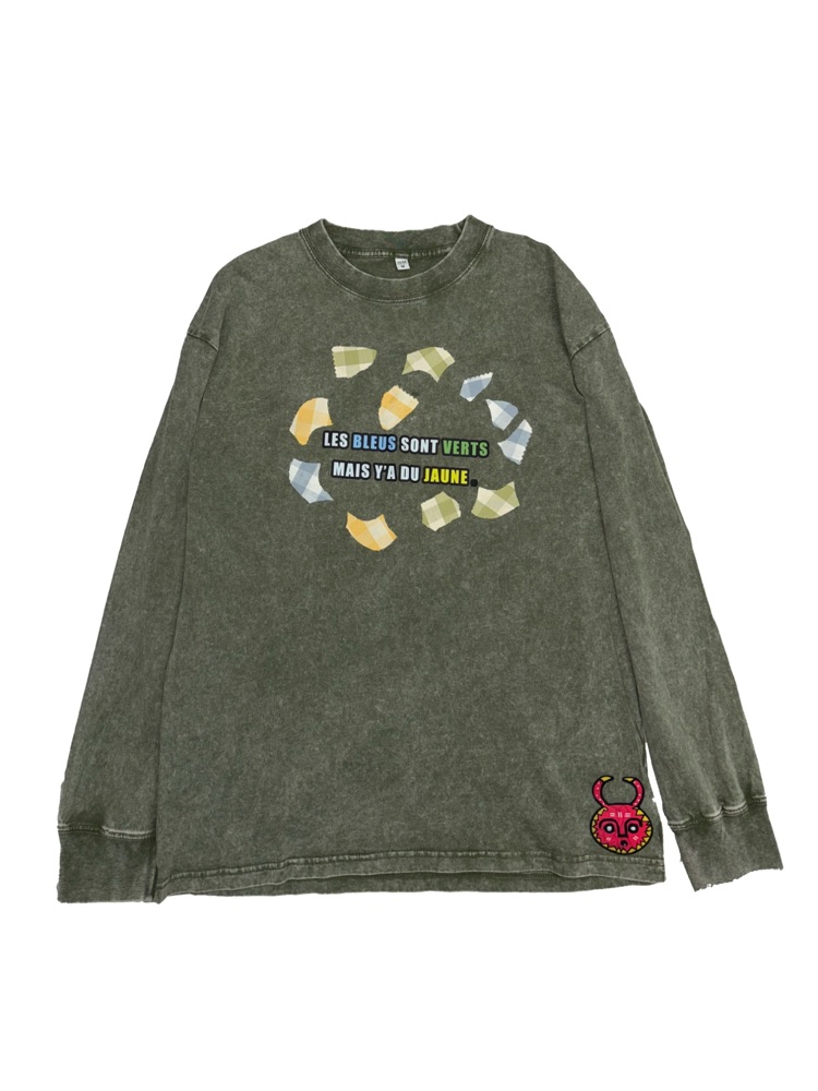 LBSV LONG SLEEVE — ARMY GREEN - green long sleeve, ICS clothing by ONLY IBEE, photograph 1 of 1