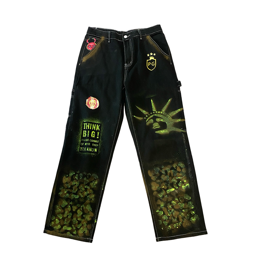 LIBERTY NEON BLACK JEAN - black jeans, ICS clothing by ONLY IBEE, photograph 1 of 1