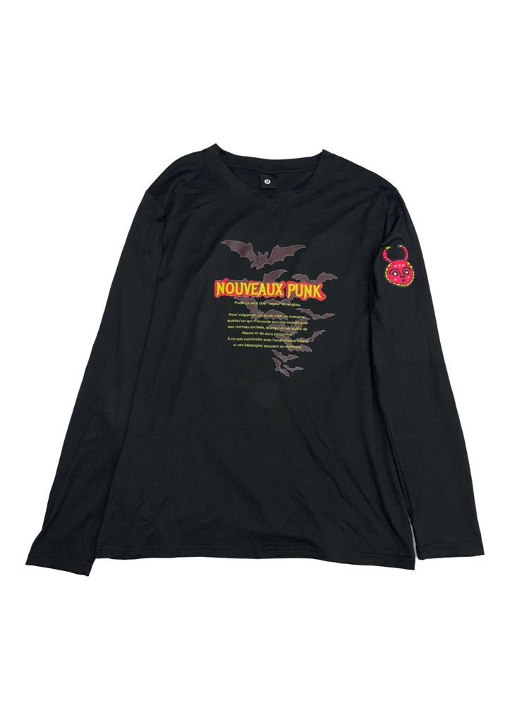 NOUVEAUX PUNK BLACK LONG SLEEVES - black long sleeve, ICS clothing by ONLY IBEE, photograph 1 of 1