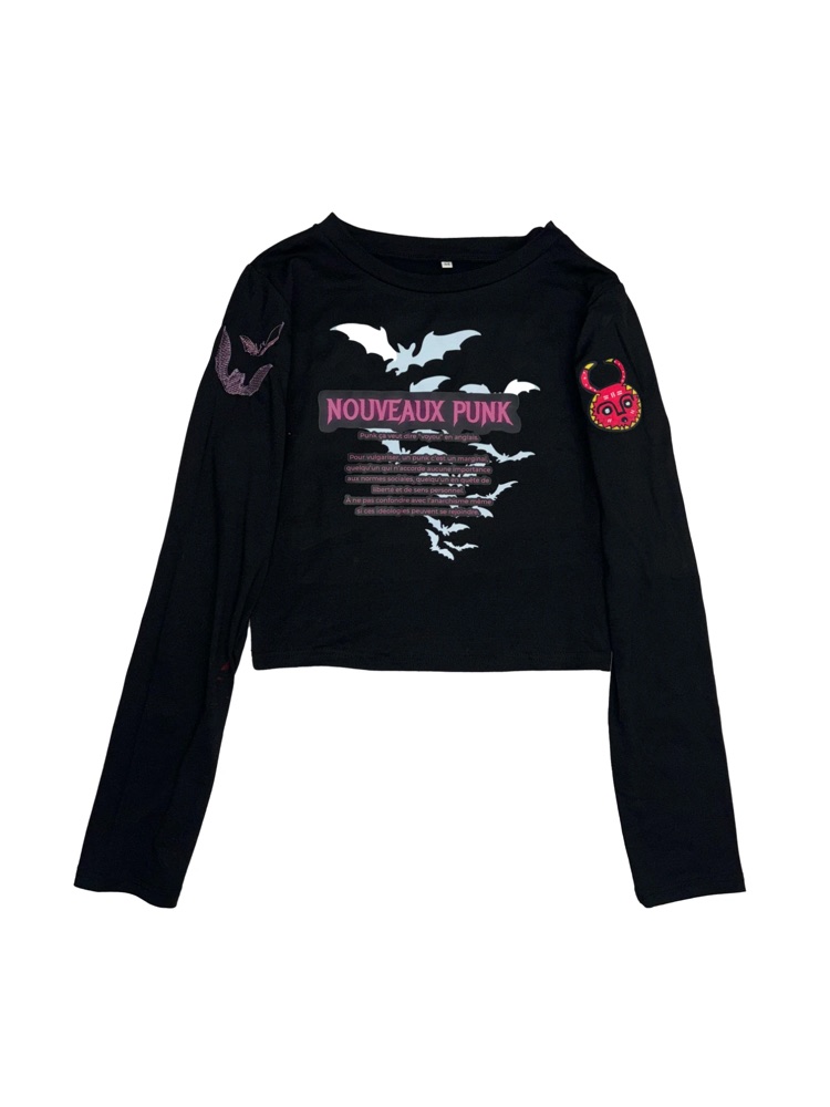 NOUVEAUX PUNK CROP TOP - crop top, ICS clothing by ONLY IBEE, photograph 1 of 1