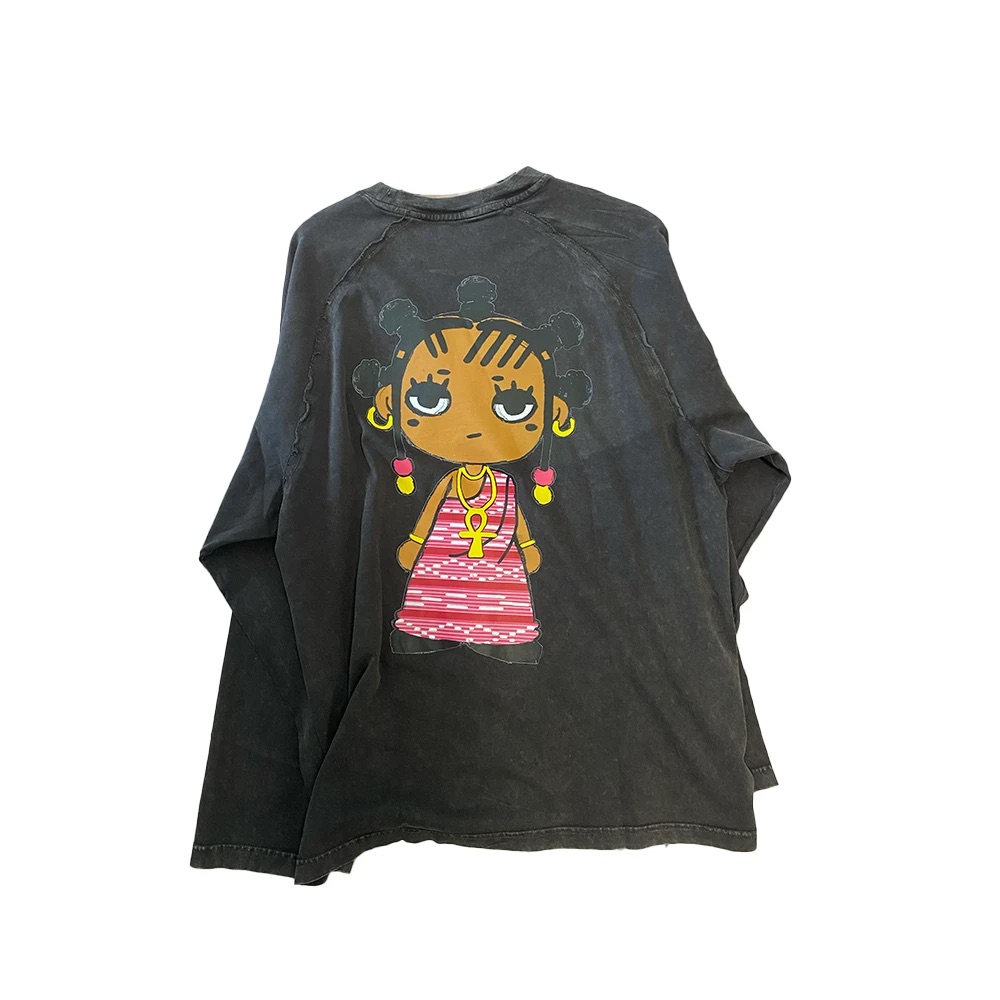 ABLA LONG SLEEVE — QUEEN - black long sleeve, ICS clothing by ONLY IBEE, photograph 1 of 1
