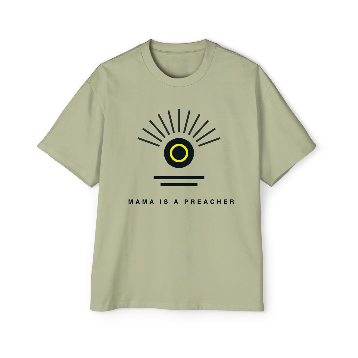 MAMA IS A PREACHER - piece, ICS clothing by ONLY IBEE, photograph 1 of 1